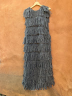 Fringe Vest - Grey - One Size Fits Most
