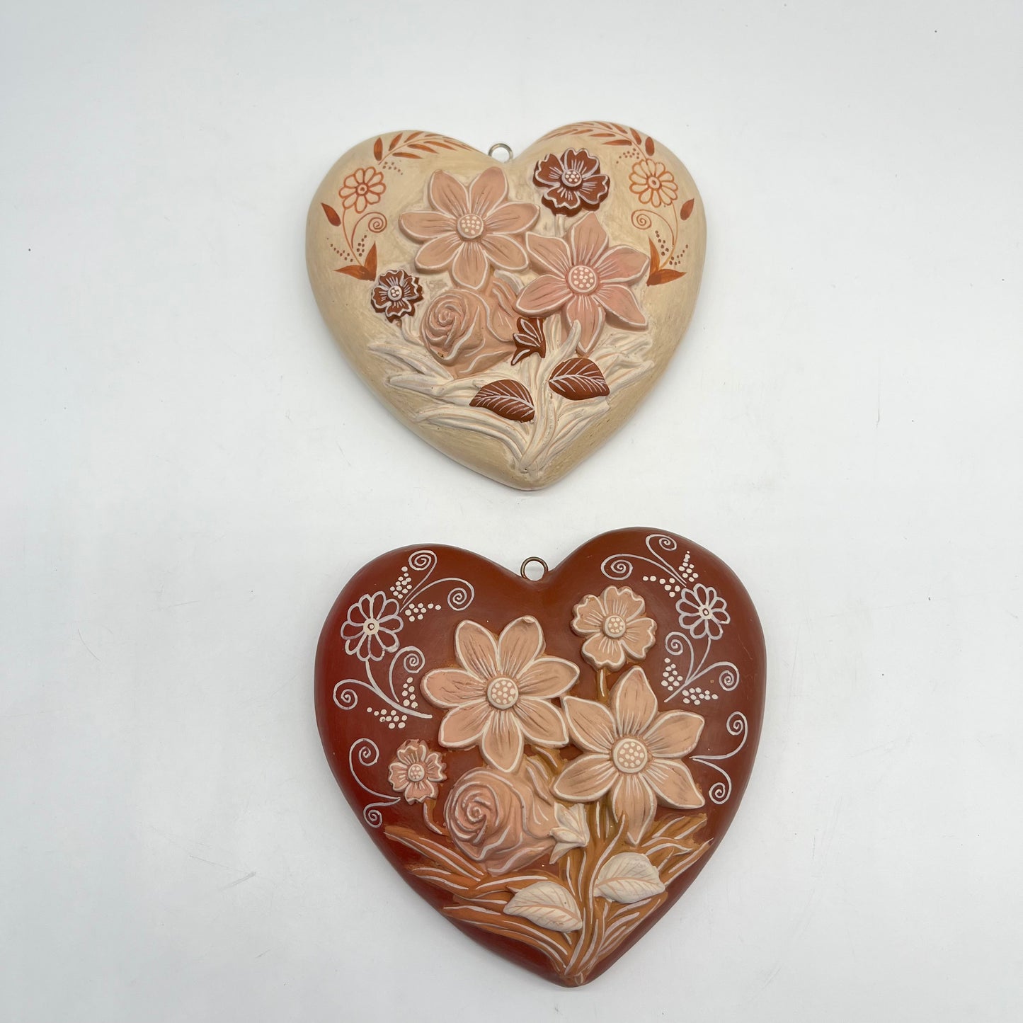 Flower heart- flat ~ folk art