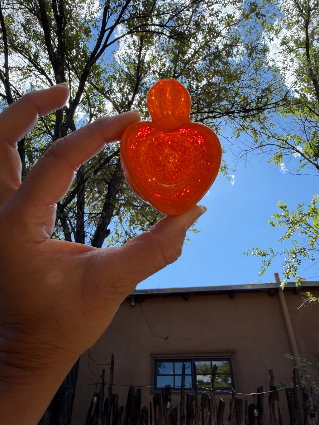 Heart Bowl ~ orange ~ xs