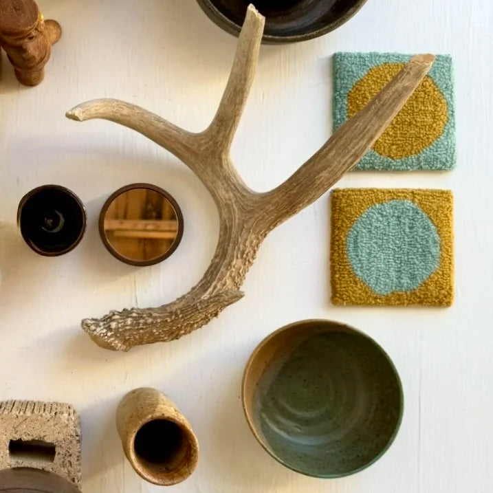 Coasters - Ochre + Sage