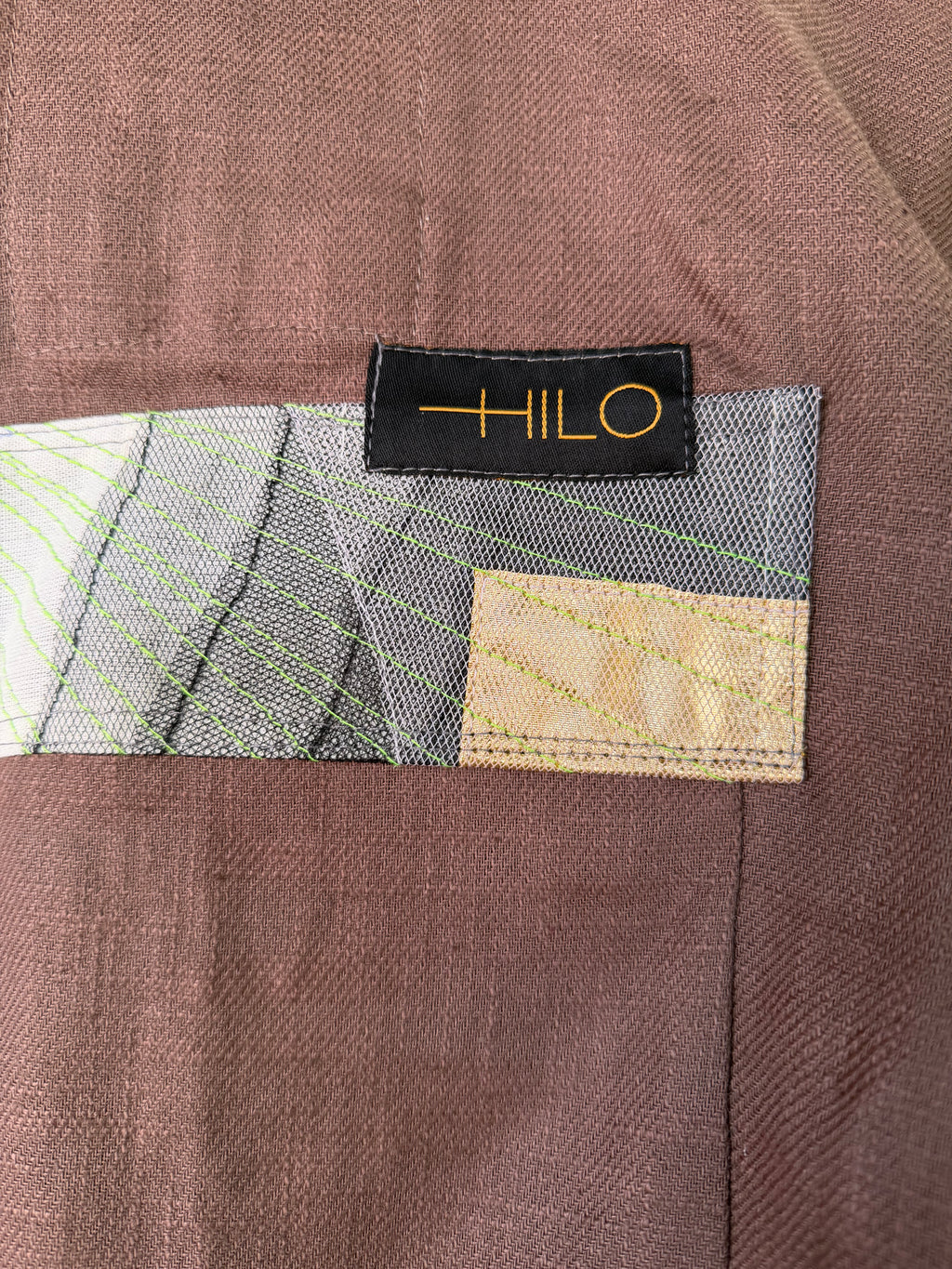 Front tie top - Linen