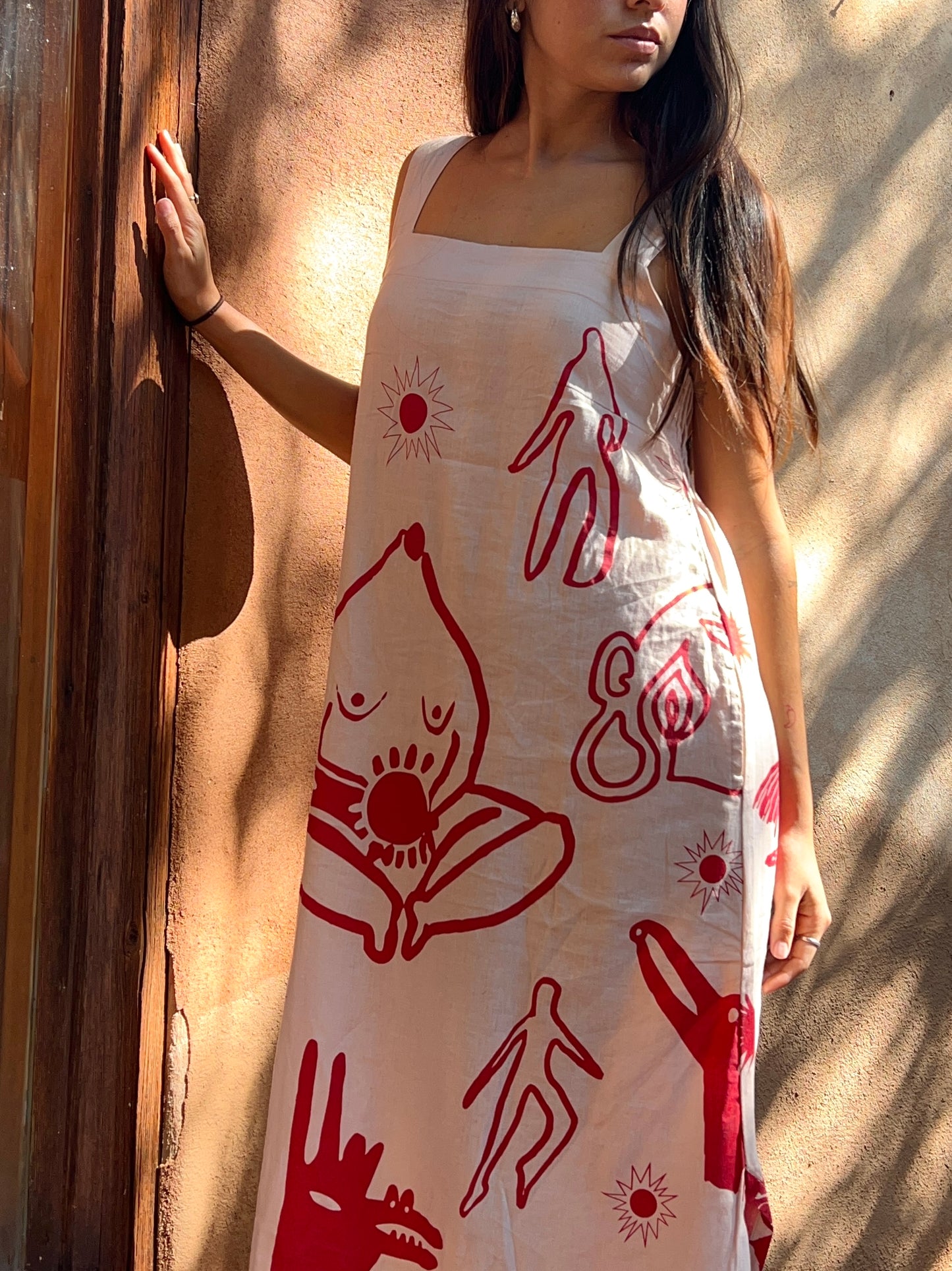 Maxi dresses - Screen Printed Wearable - Small