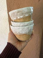Speckled cup - white interior