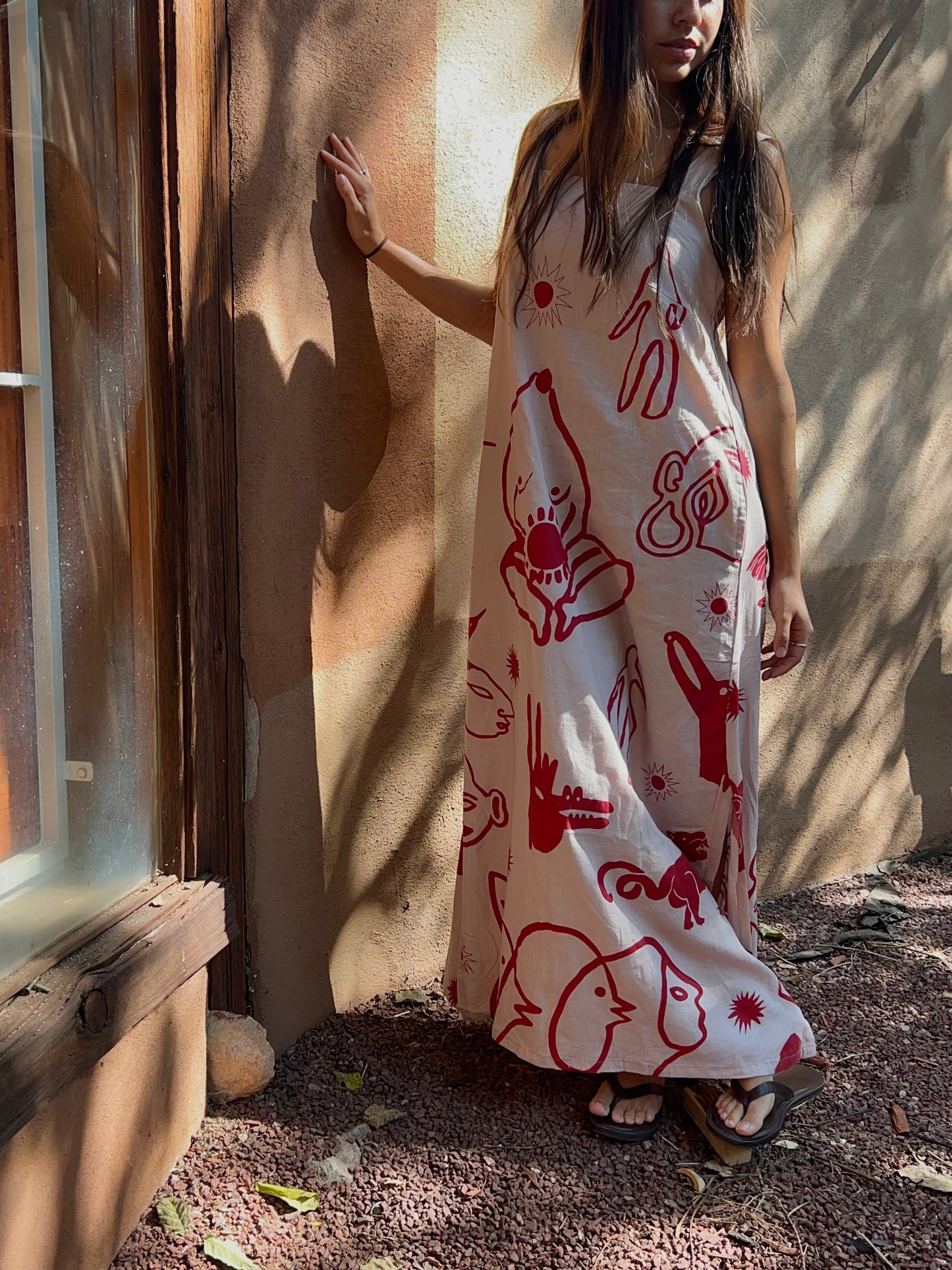 Maxi dresses - Screen Printed Wearable - Small