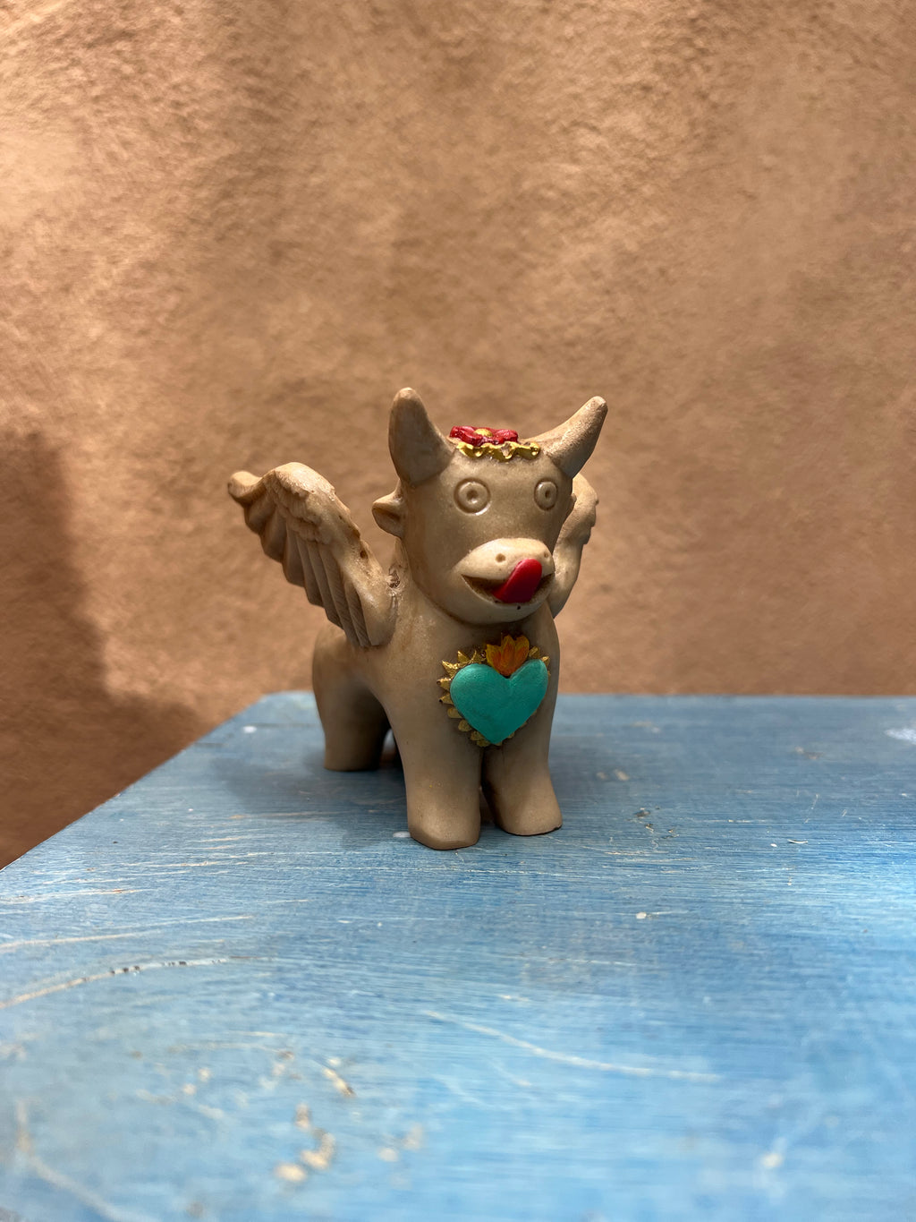 Little Bull with wings - Torito de Pucara con alas