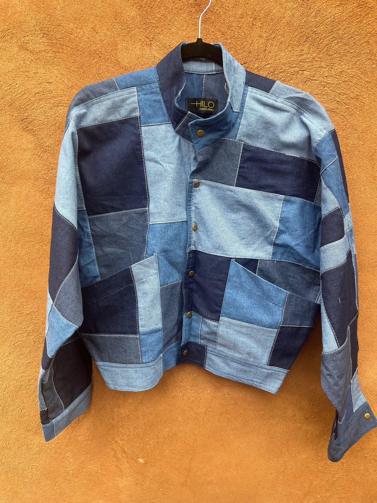Bomber Jacket - Jean patch work