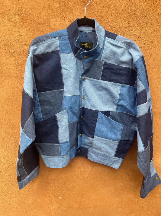 Bomber Jacket - Jean patch work