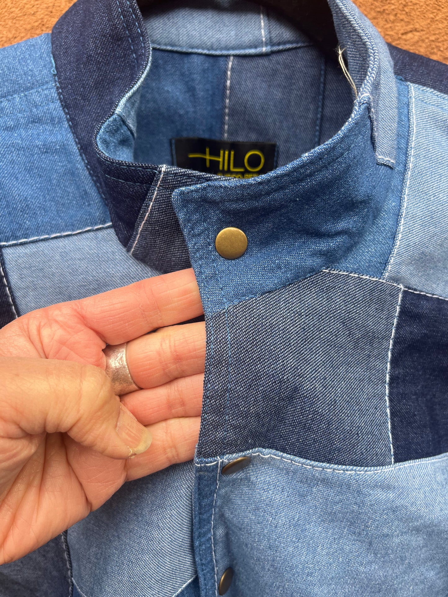 Bomber Jacket - Jean patch work