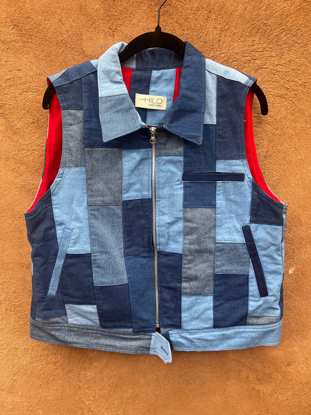Vest - Jean patchwork