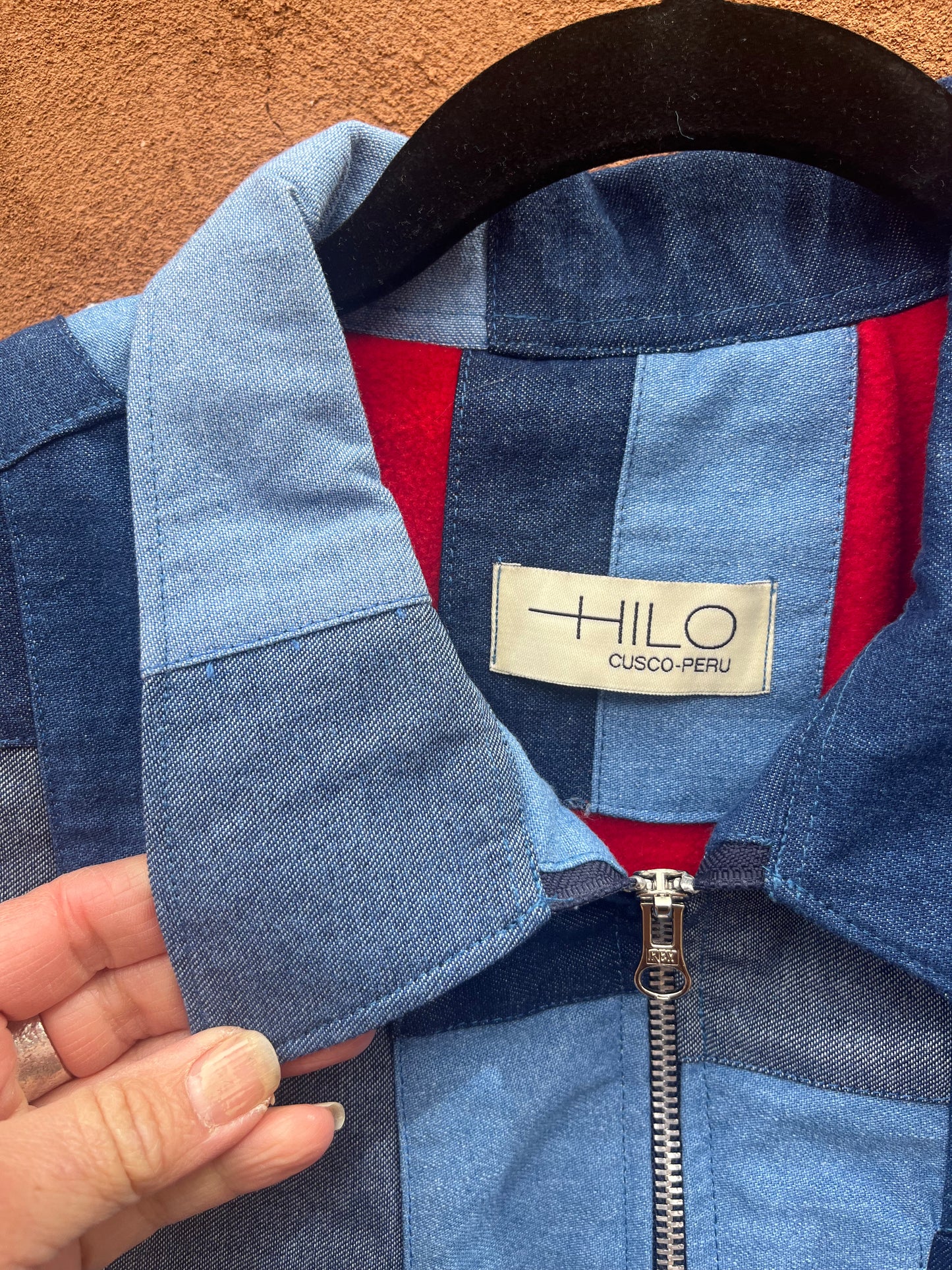Vest - Jean patchwork