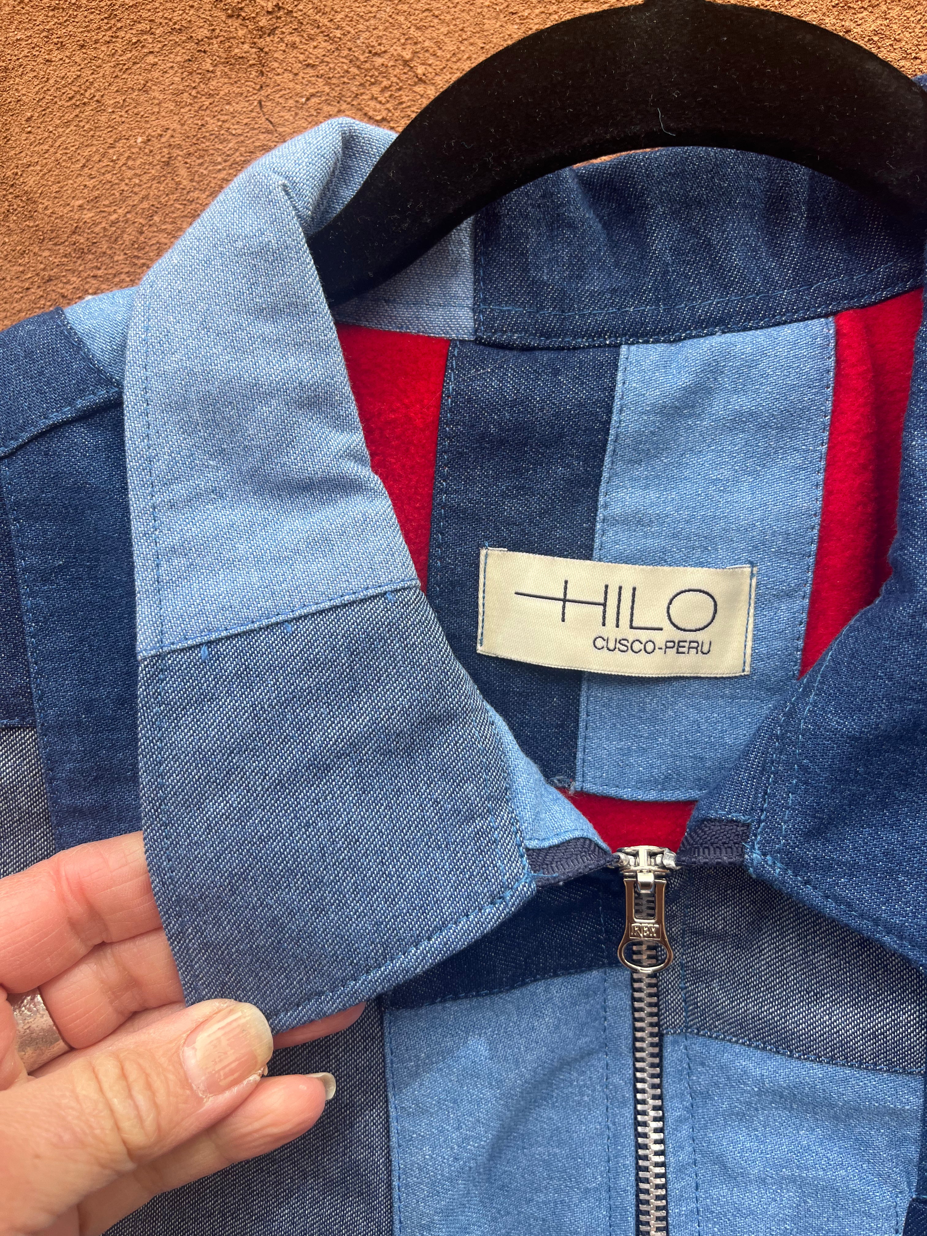 Vest - Jean patchwork