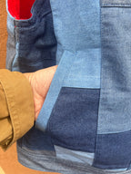 Vest - Jean patchwork