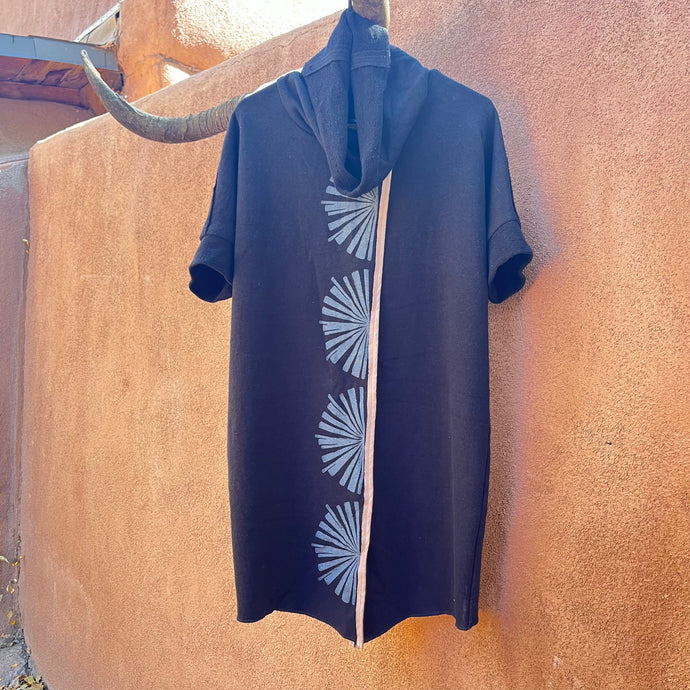 Open Tunic ~  Natural & Black