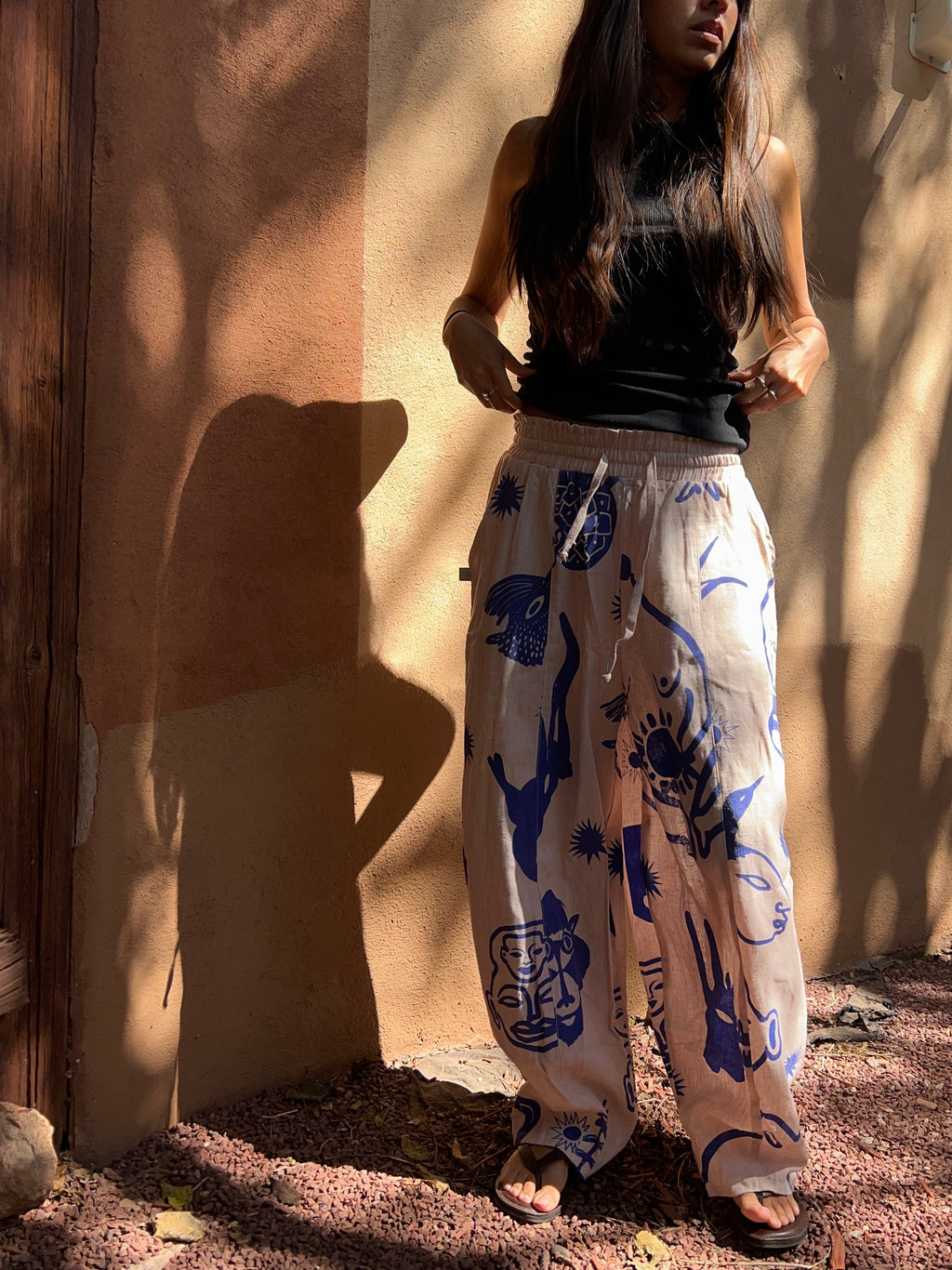 Jogger Pants • Large • Screen Printed