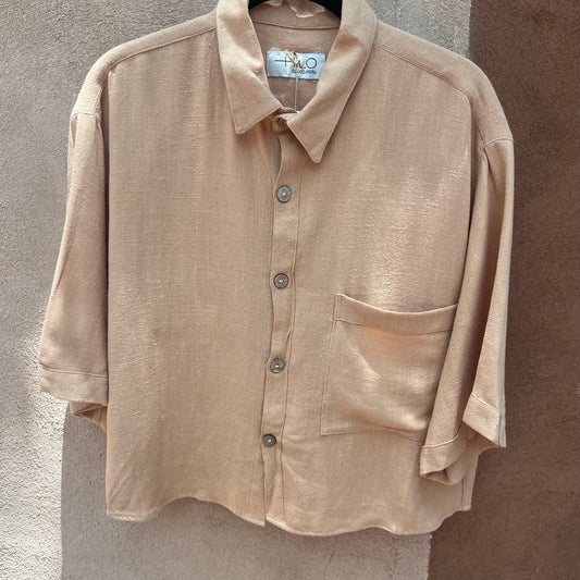 Top - Linen - Khaki