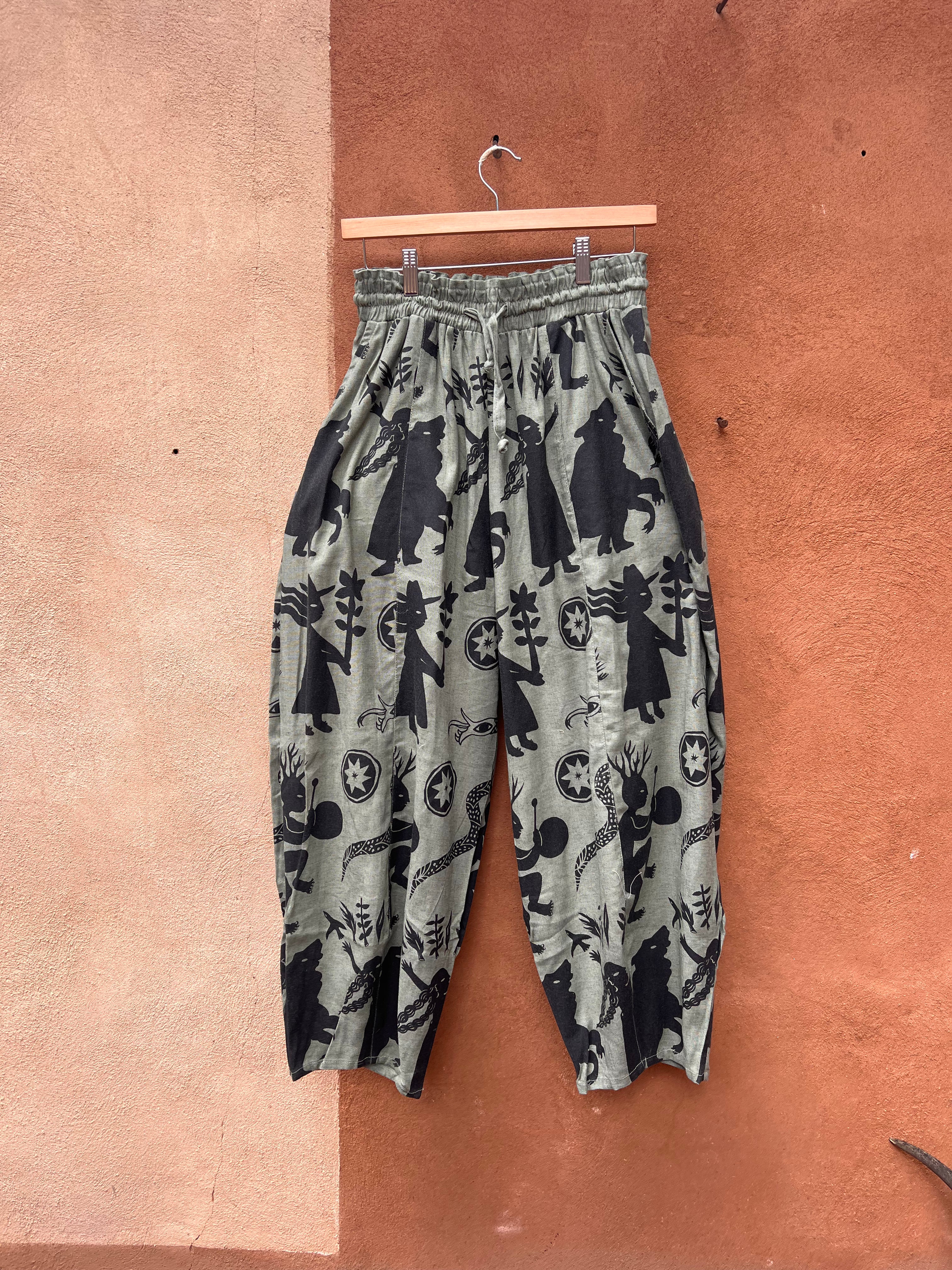 Jogger Pants • Large • Screen Printed