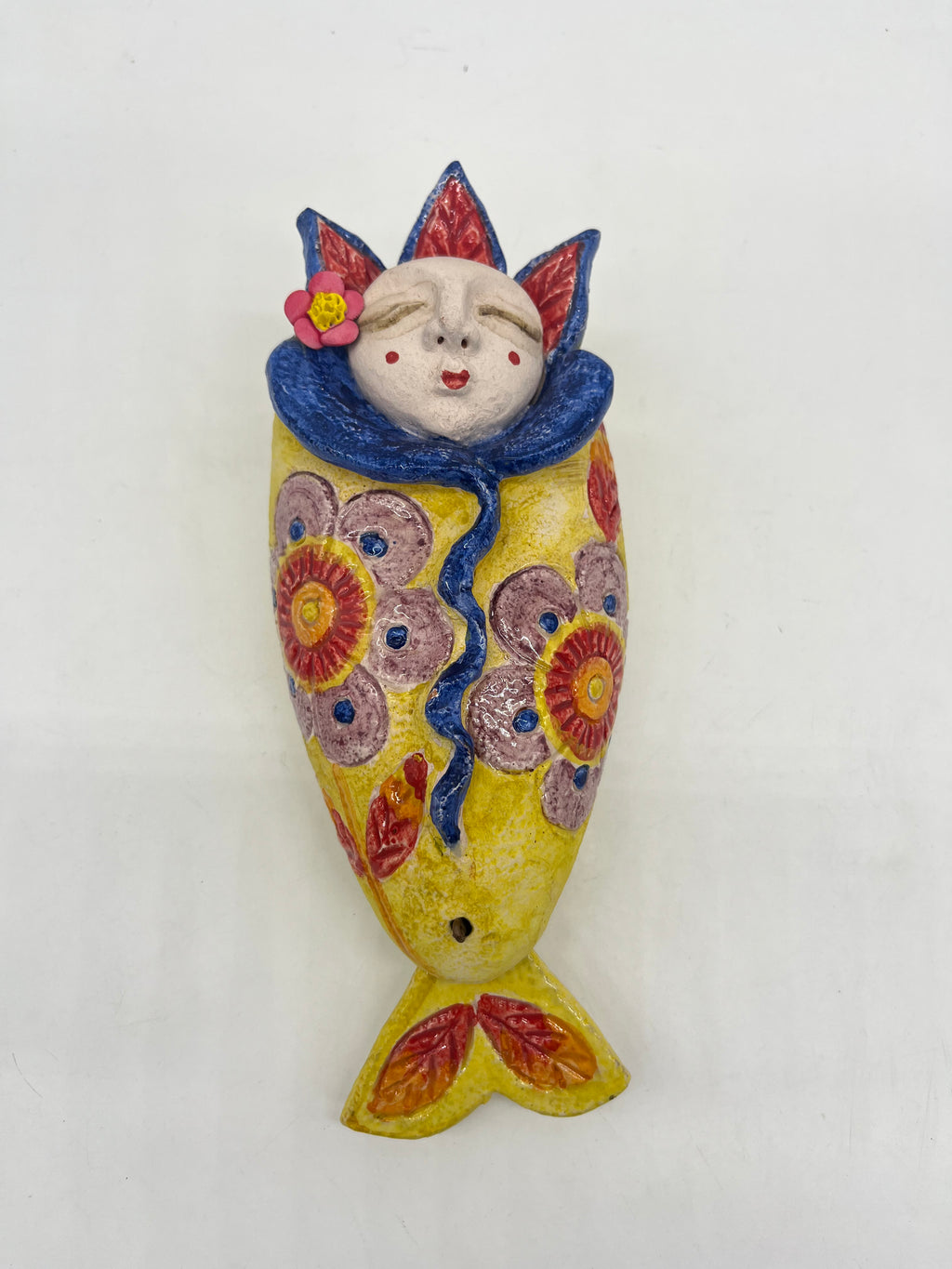 Assorted ~ Wawa with fish tail ~ Small ~ art wall sculpture