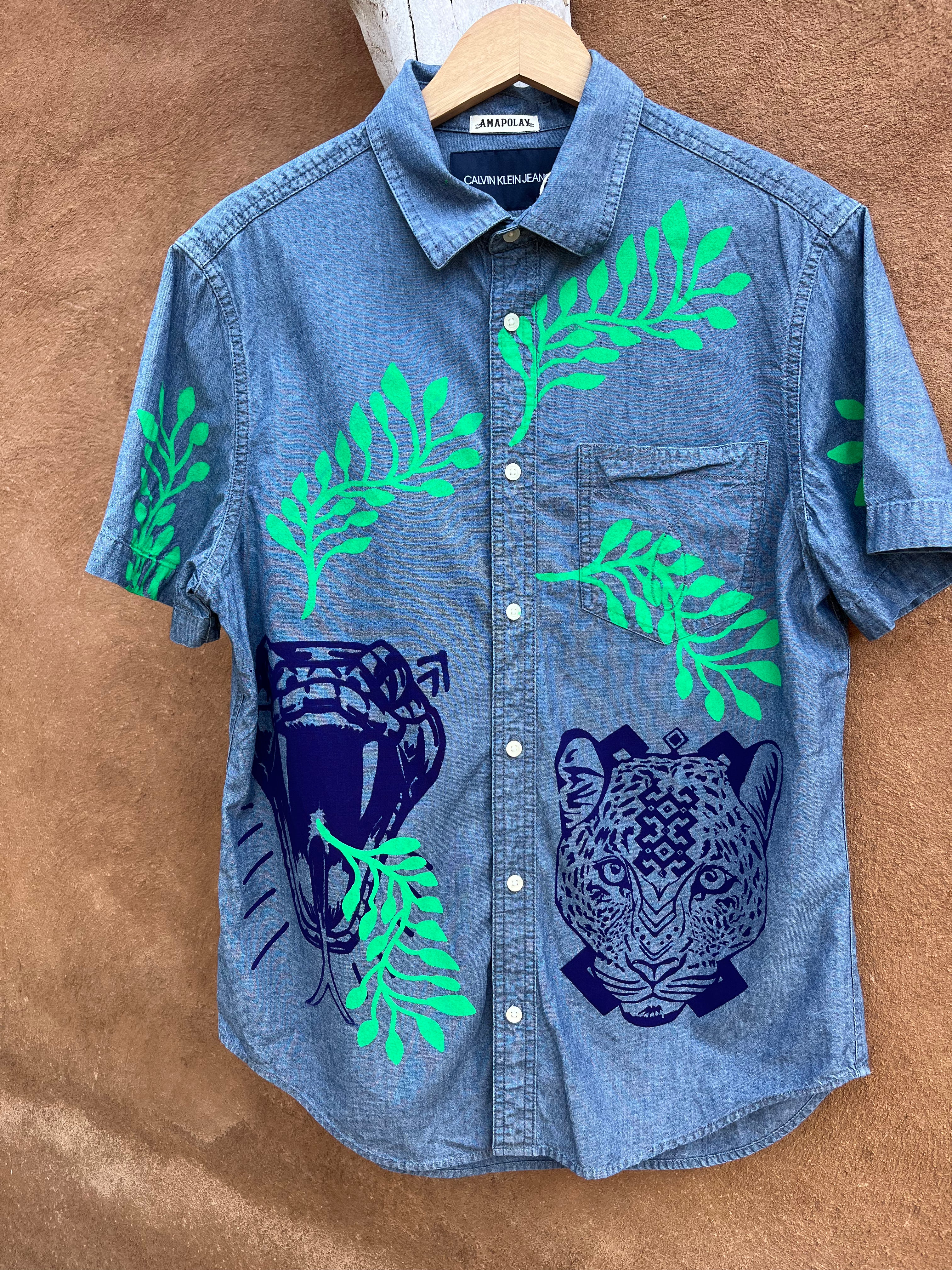 Upcycled Collared Shirt - Medium