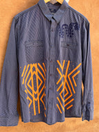 Upcycled Button down Shirt - American Rag - Large