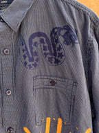 Upcycled Button down Shirt - American Rag - Large