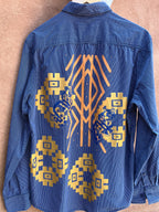 Upcycled Button down Shirt - American Rag - Large