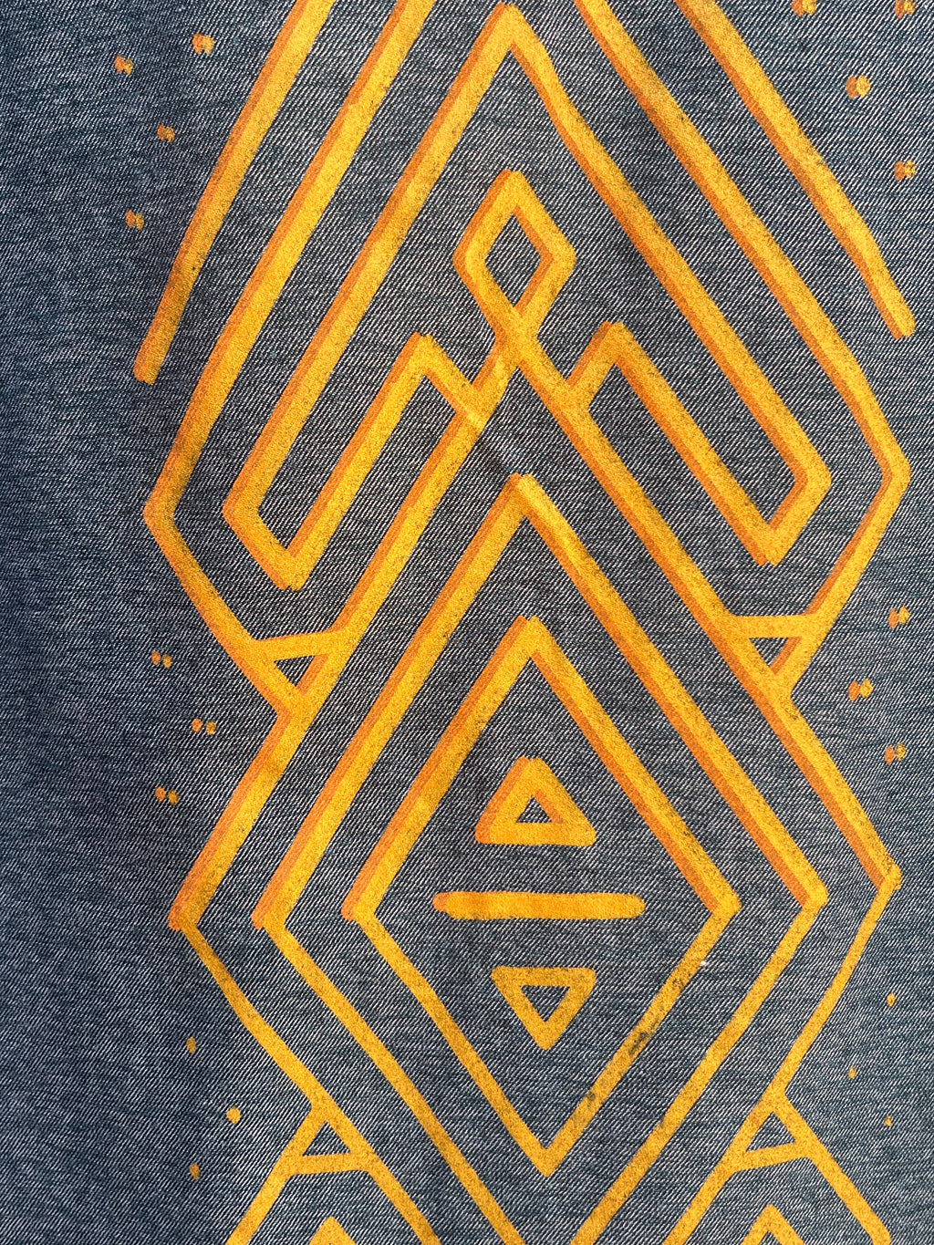 Upcycled Blue Long Sleeve Shirt - XL