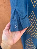 Upcycled Blue Jumpsuit - Large
