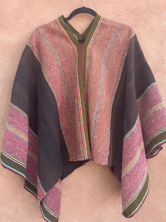 Antique Aguayo Blanket  ~ Andean textiles