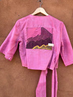 Front tie top - Linen -