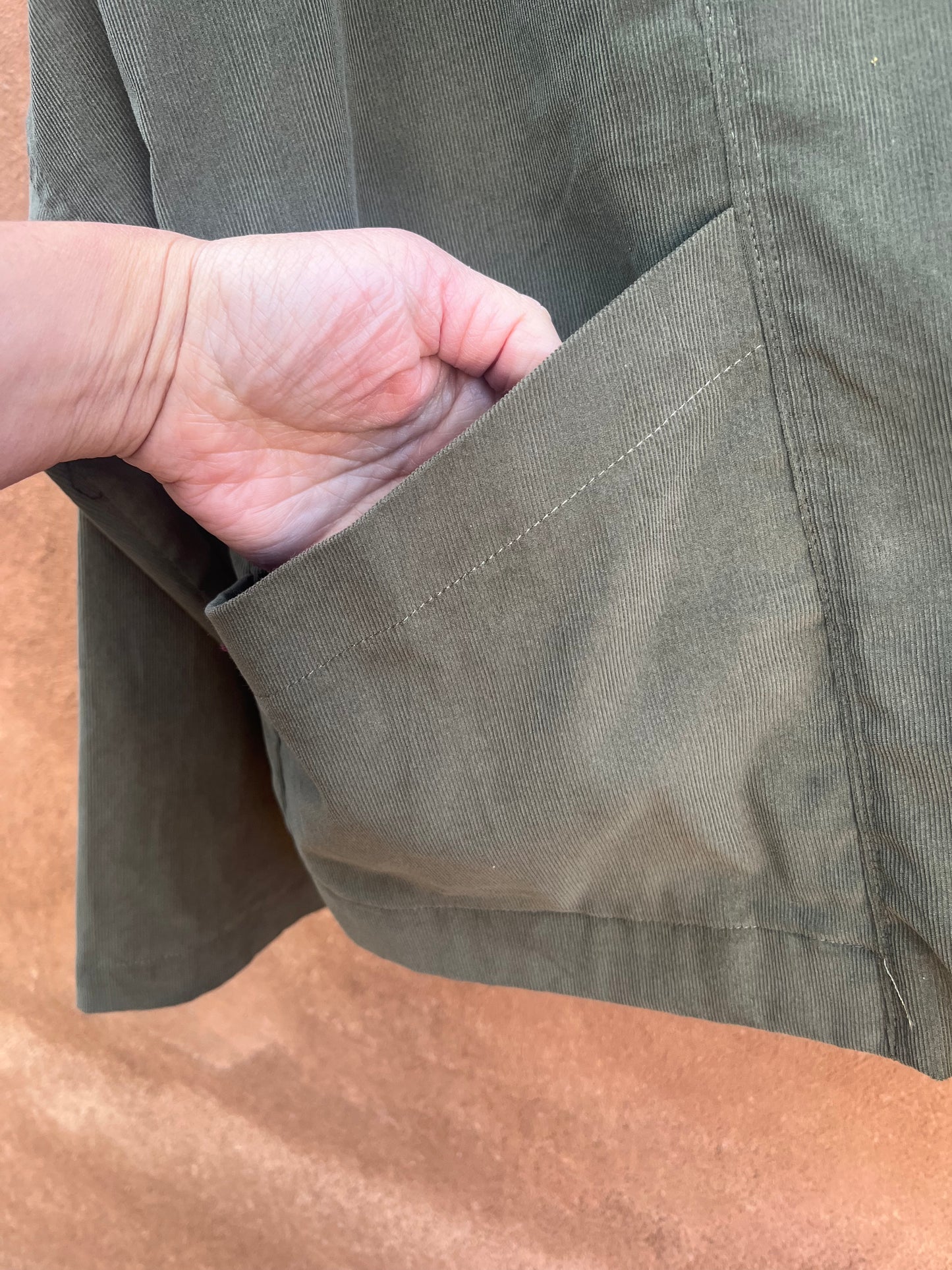 Kimono Corduroy - Blazer - olive