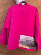 Kimono Corduroy - Blazer - Fucsia