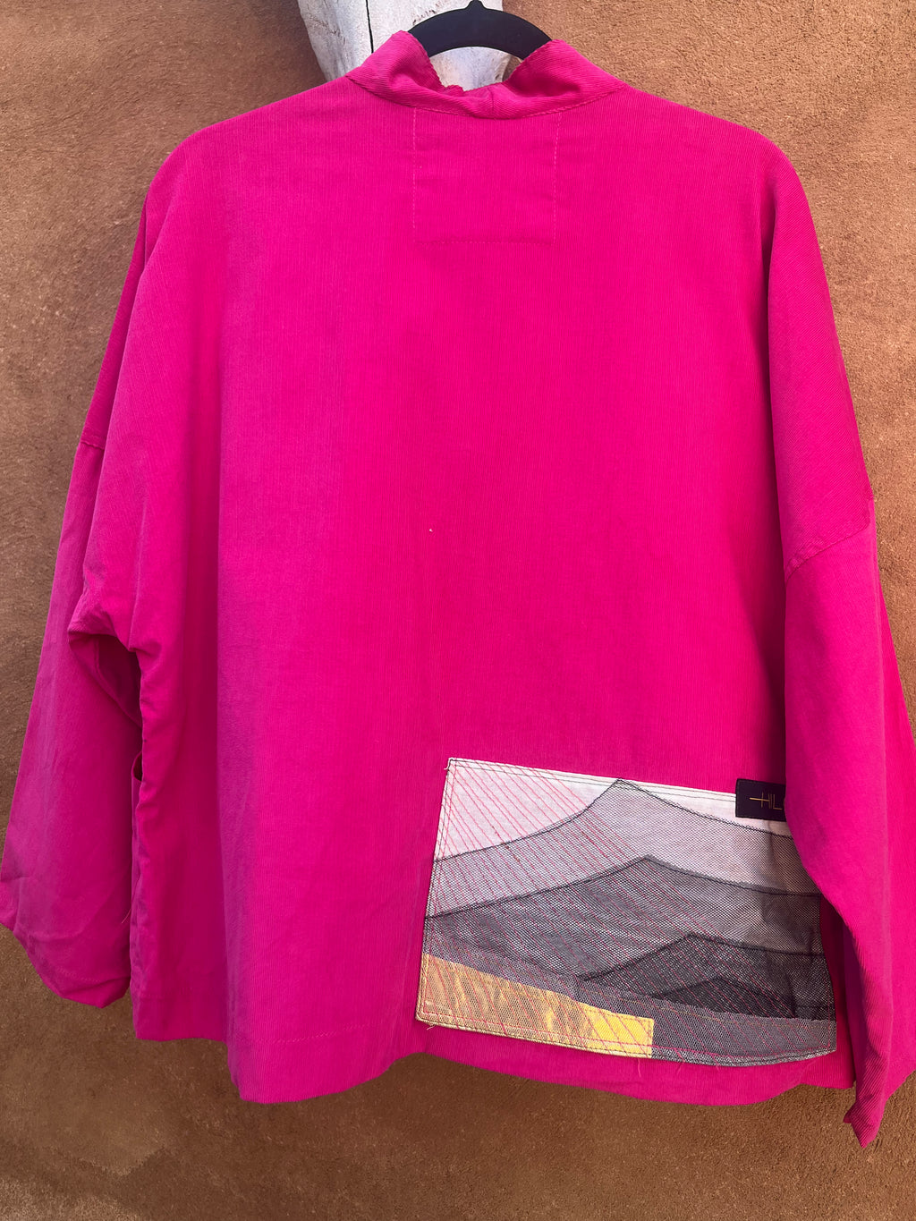 Kimono Corduroy - Blazer - Fucsia