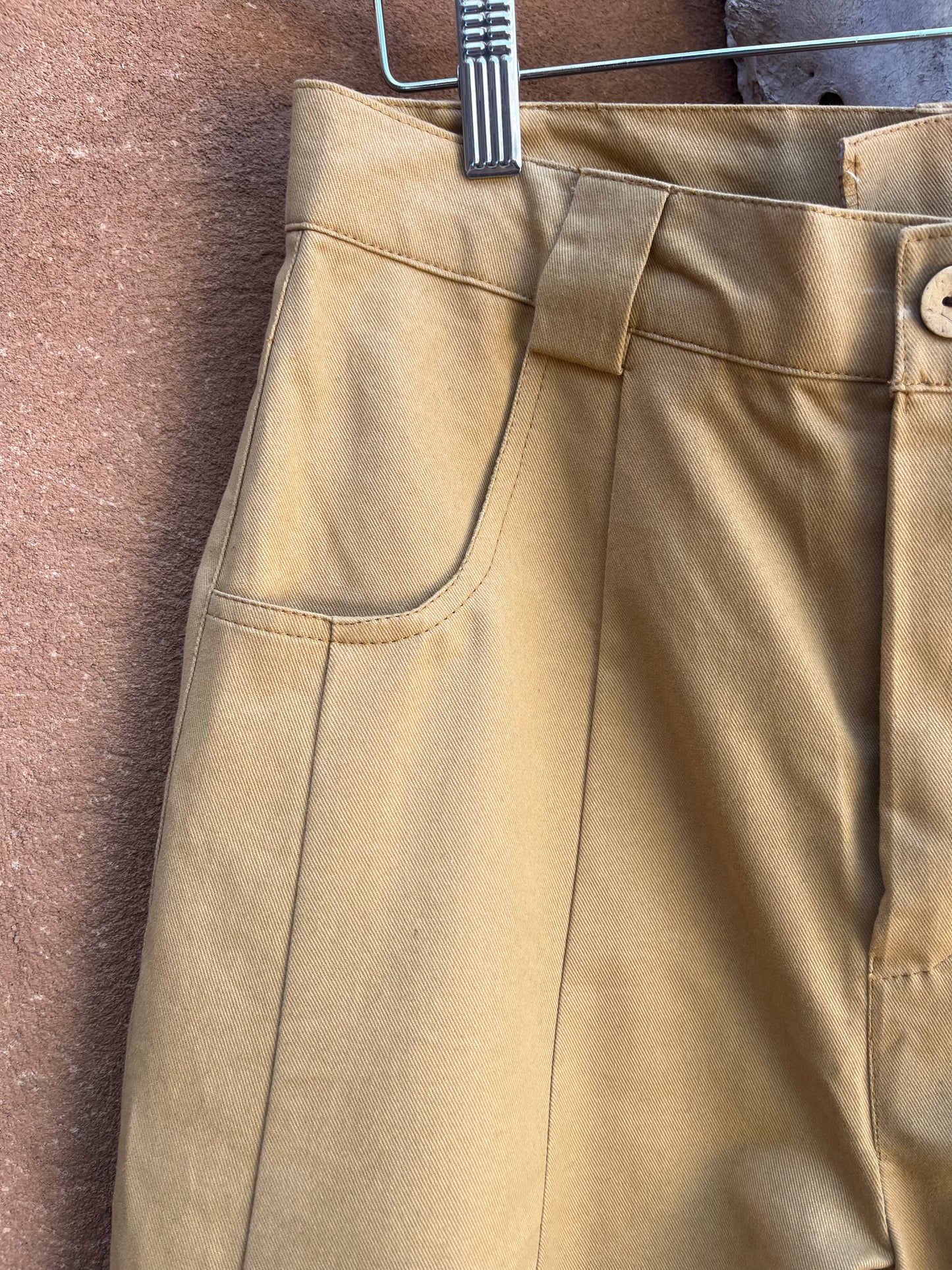 High Waisted Barrel Pants - Khaki