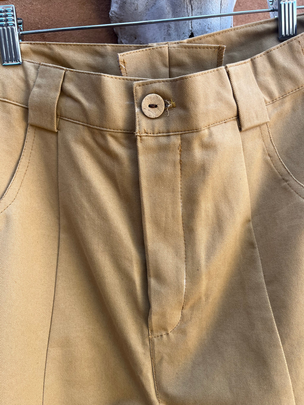 High Waisted Barrel Pants - Khaki