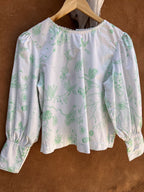 Moon blouse - green - Two sizes