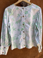 Moon blouse - green - Two sizes