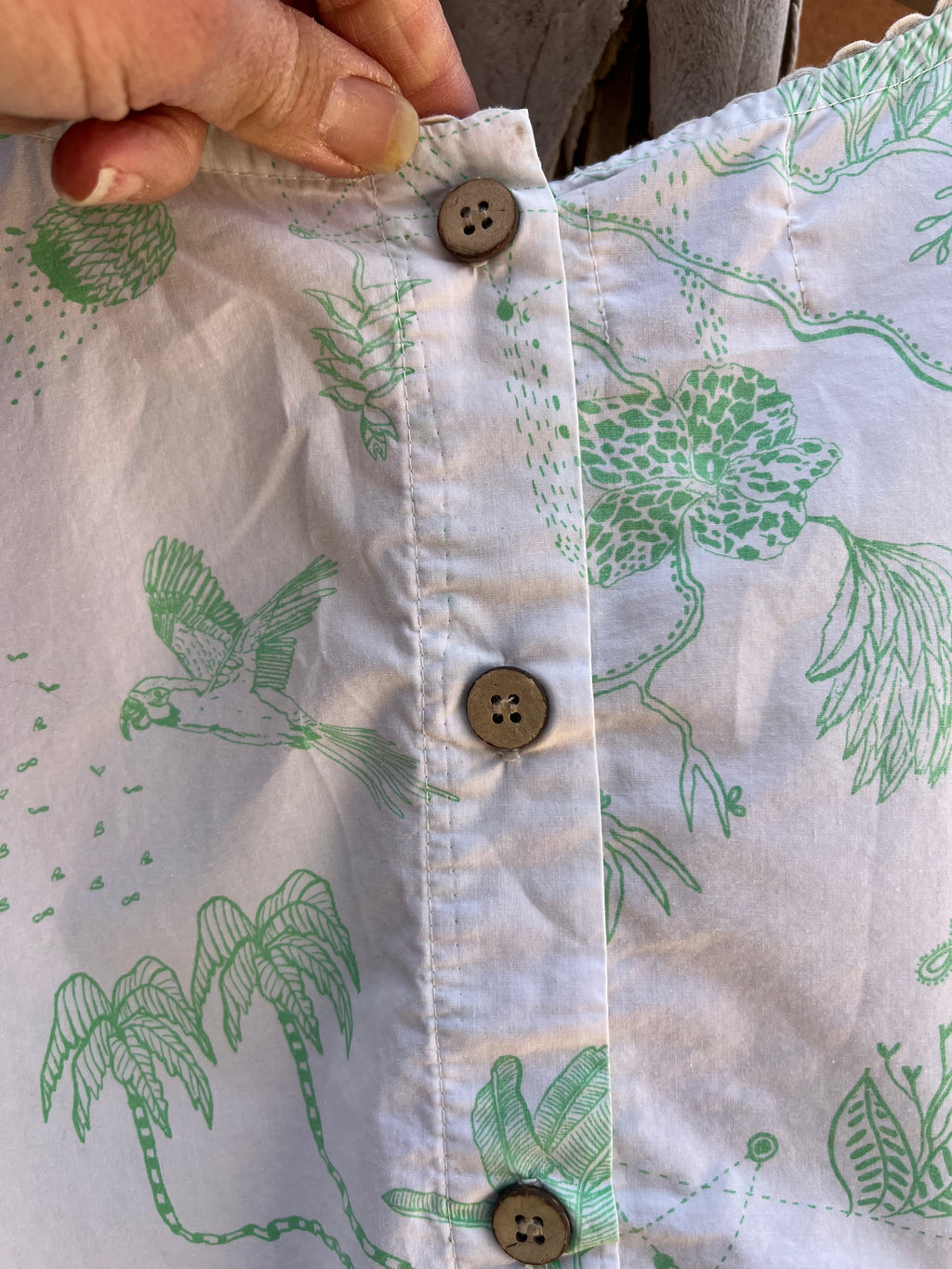 Moon blouse - green - Two sizes