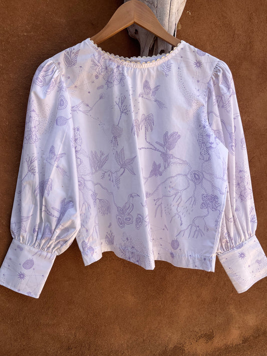 Moon Blouse - Small - Lavender