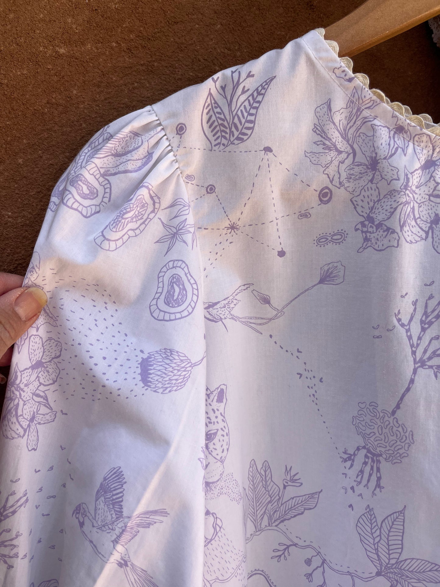 Moon Blouse - Small - Lavender
