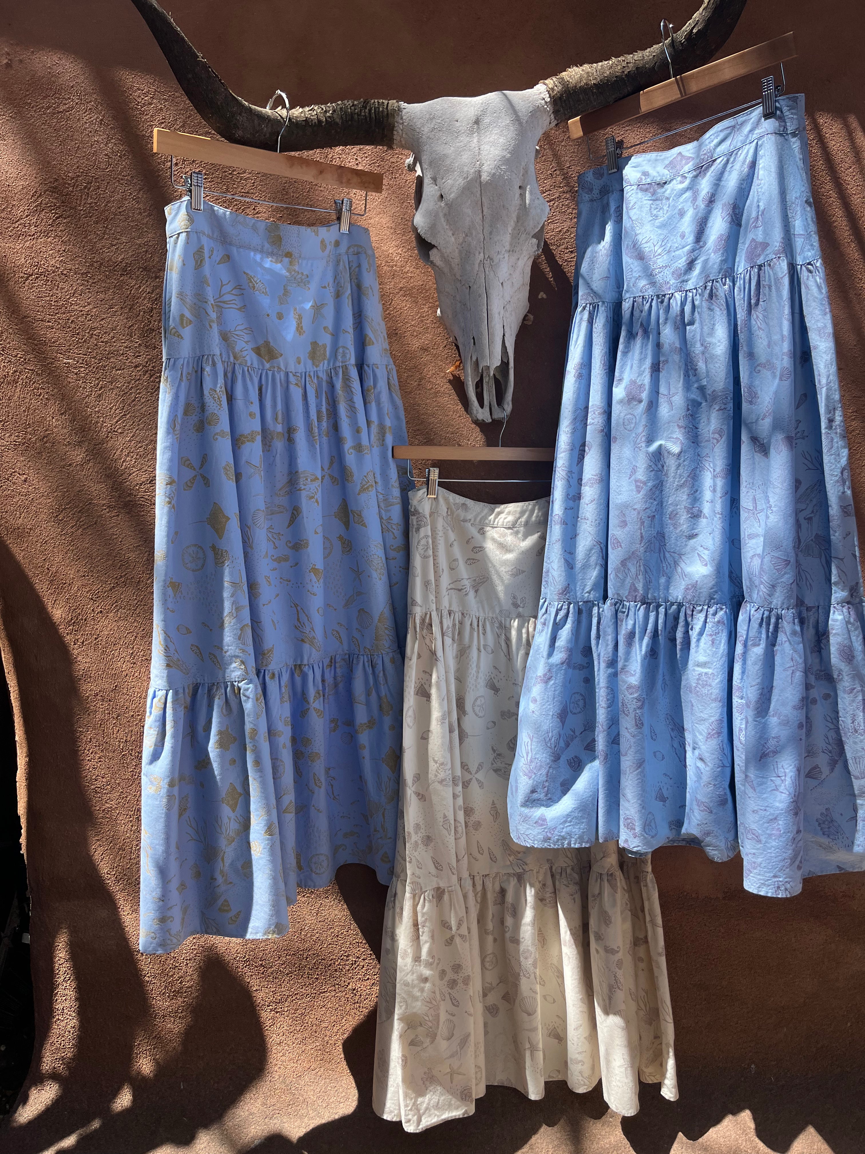 Pacific Skirt - 100% Peruvian Cotton - 3 sizes