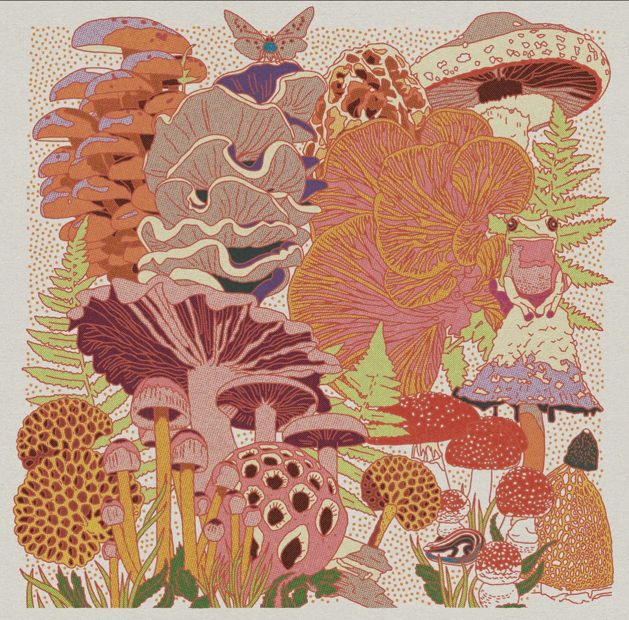 Mushroom Planet 12 x 12 print