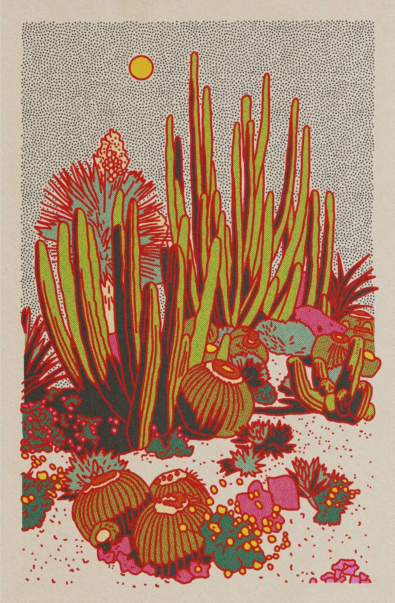 Cactus Planet #2 • two sizes