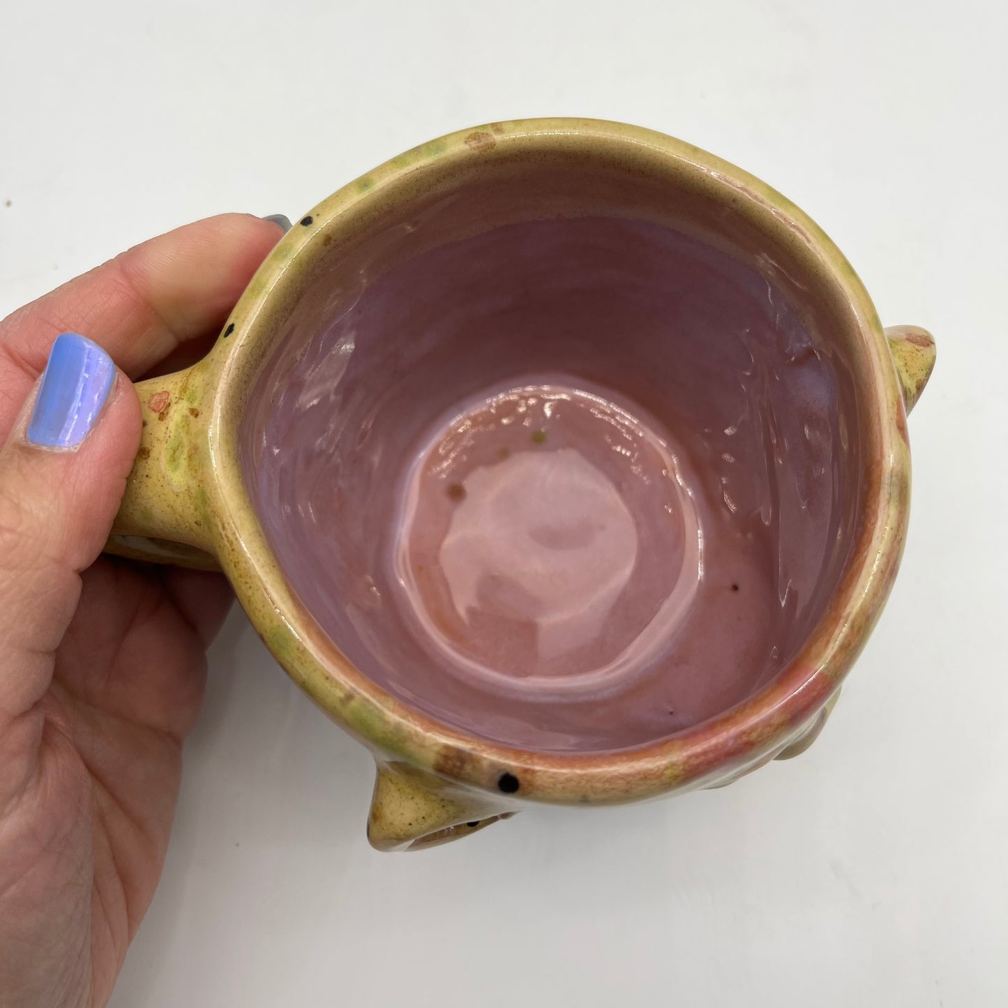 Face Mug ~ red clay