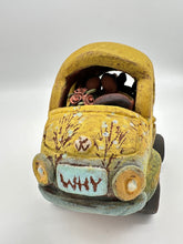 Load image into Gallery viewer, Yellow Car miniature sculpture
