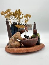 Load image into Gallery viewer, Little altar sculpture - Washing Clothes
