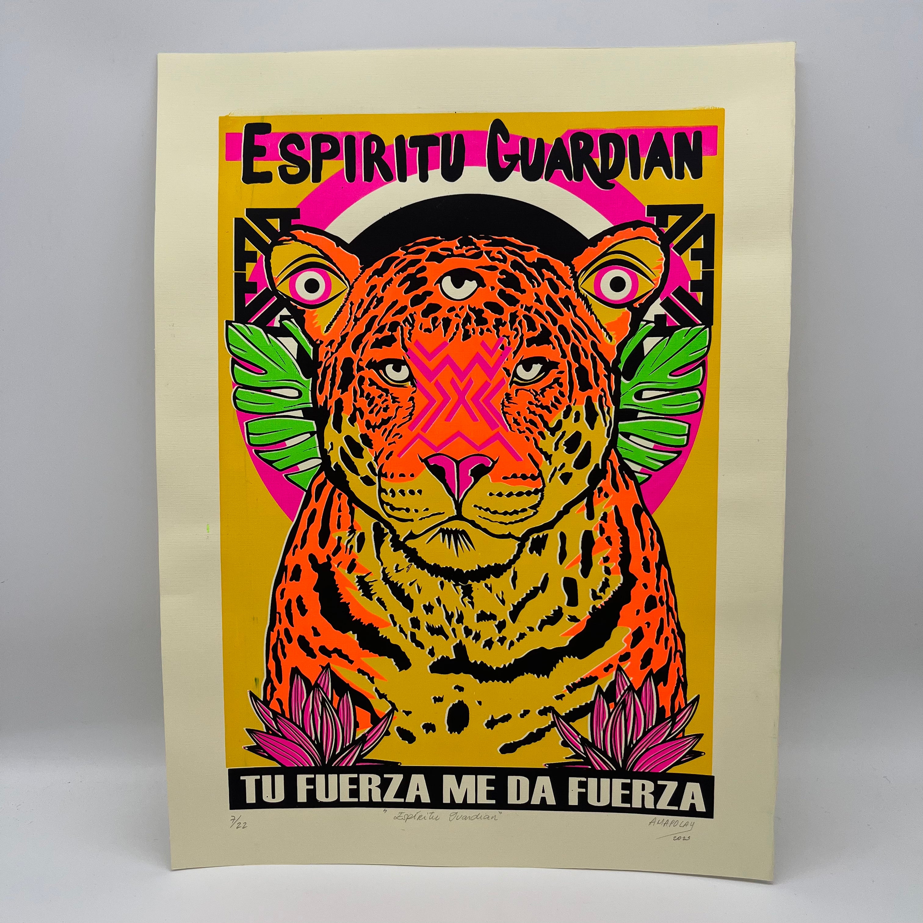 Espiritu Guardian - Serigraphy 10” by 14”