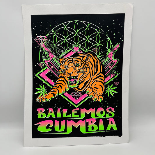 Bailemos Cumbia ~ Serigraphy 16.5” by 12.5”