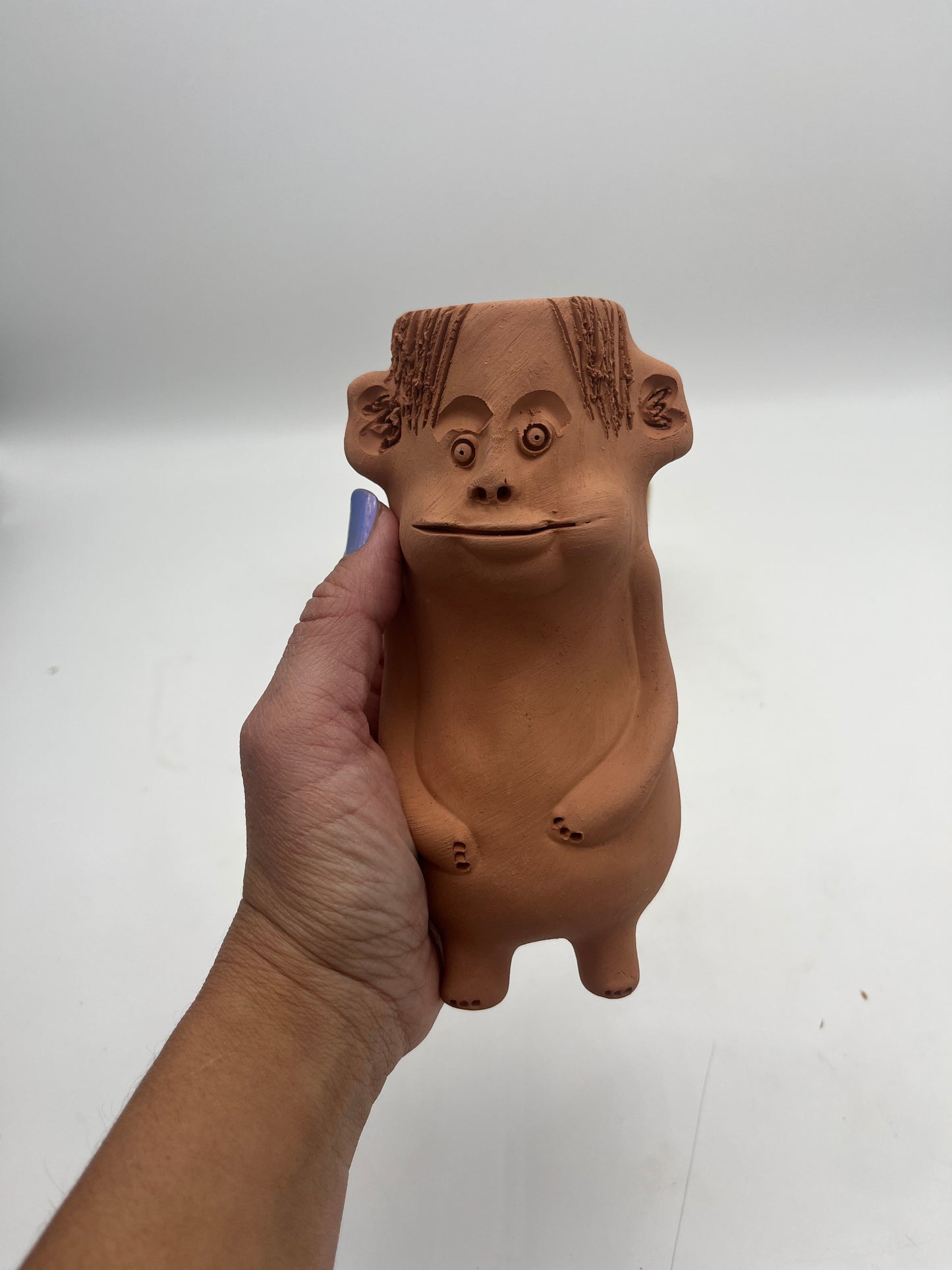 Terracota face planter ~ Cloromilo