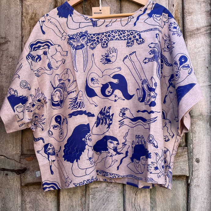 Kimono Shirts - Collection Creacion ~ Screen Printed Wearable