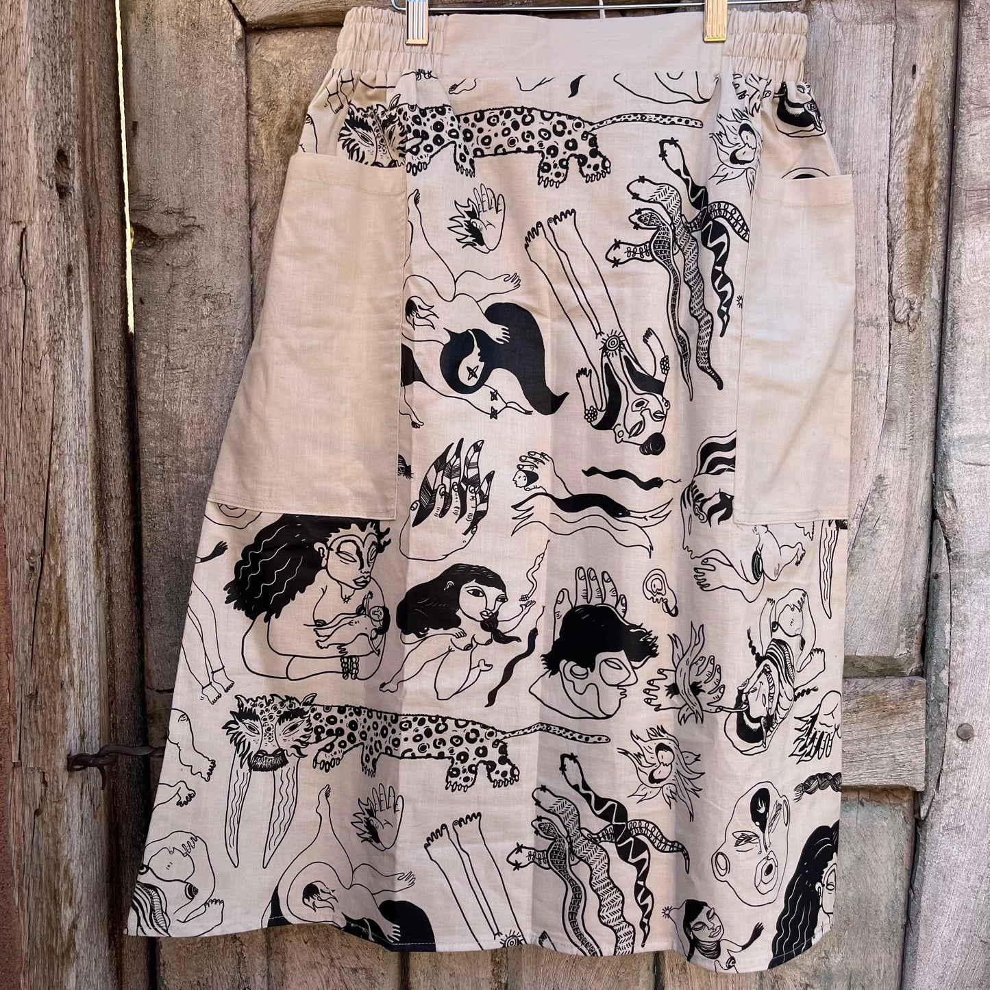 Skirts - Collection Creacion - Sand Cotton ~ Screen Printed